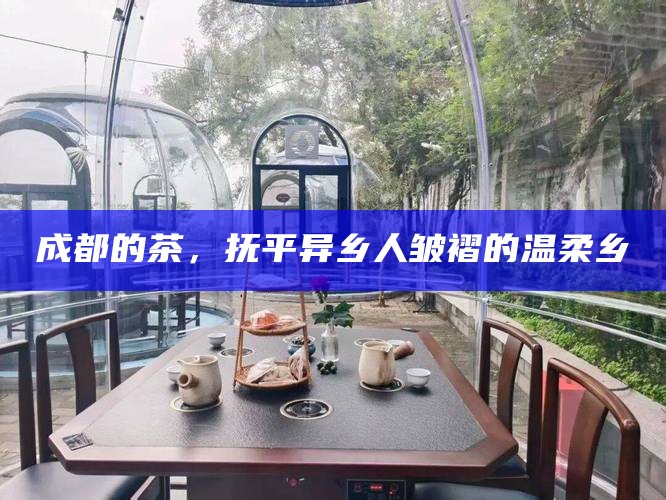 成都的茶，抚平异乡人皱褶的温柔乡